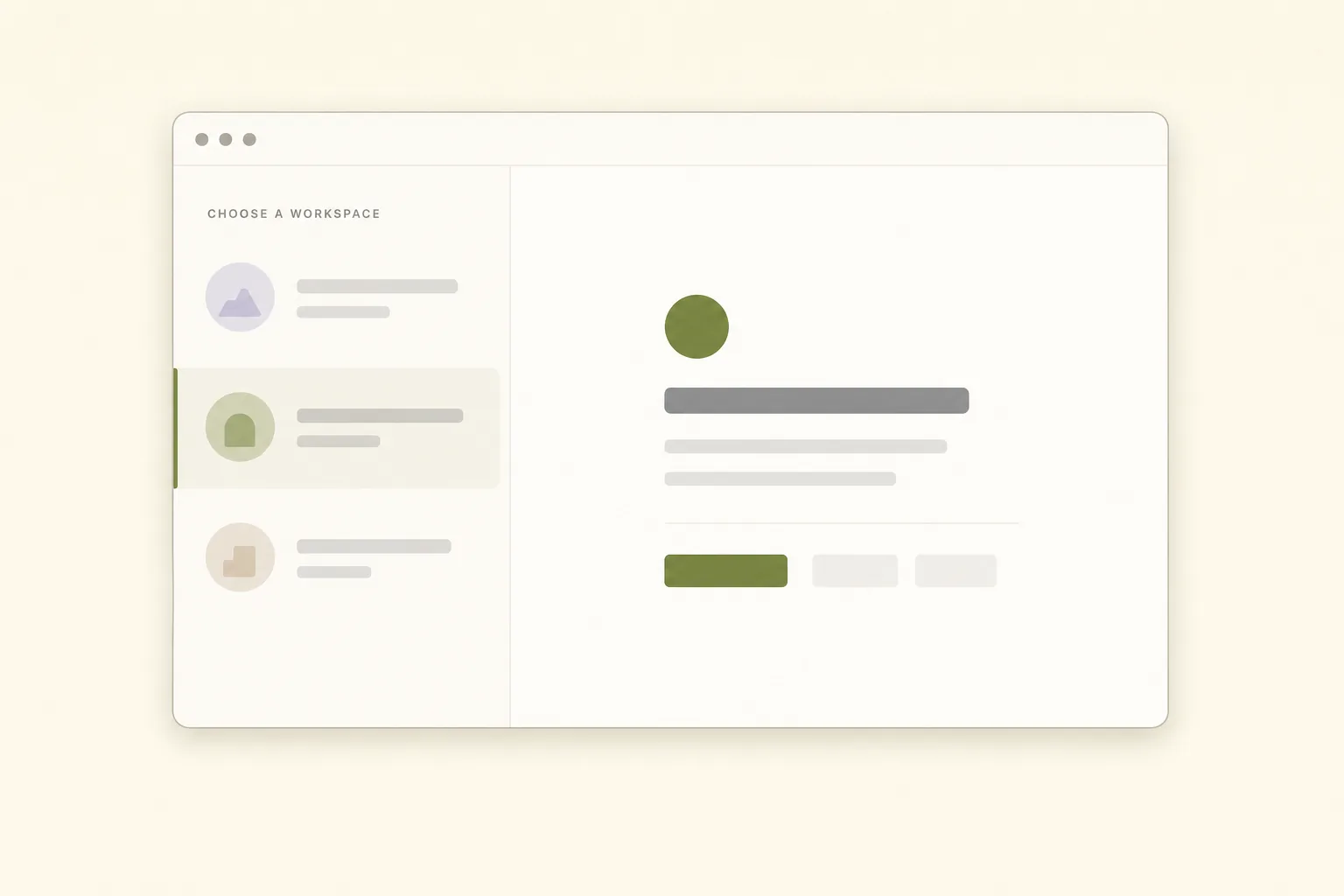 One workspace per client